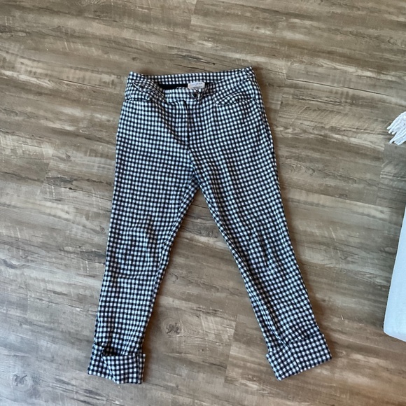 Anthropologie the essential crop flare gingham pants - Picture 5 of 6